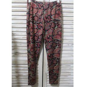 Denim-licious Multi-Color Paisley Leggings(544)